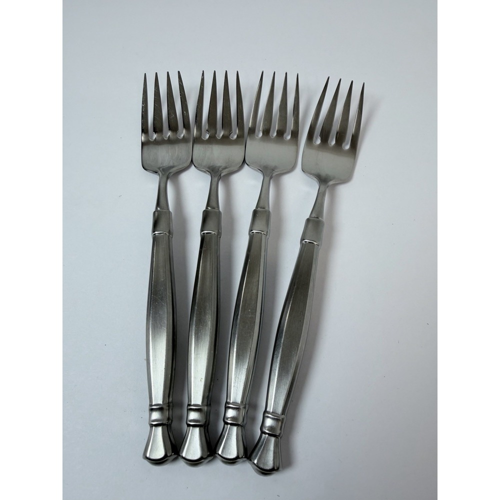 Oneida Stainless Steel ACT II Satin Salad Fork 7" Lot Of 4 #3